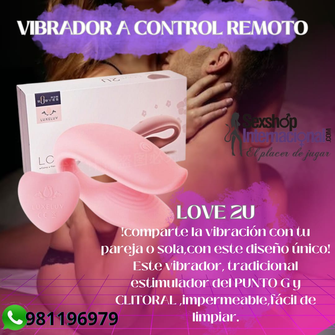 VIBRADOR PAREJAS INALAMBRICO-DOBLE ESTIMULACION-SEXSHOP MIRAFLORES 981196979 